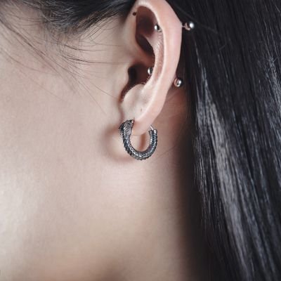 Minimal Silver Piercing Set