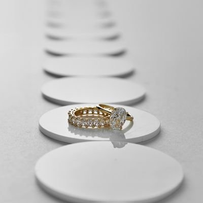 Gold Stone Accent Ring