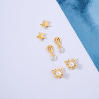 Gold & Silver Minimal Earrings